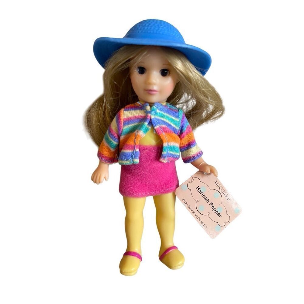 Hannah Pepper Madame Alexander Mini Collectible Doll Mc Donalds Happy Meal Colle